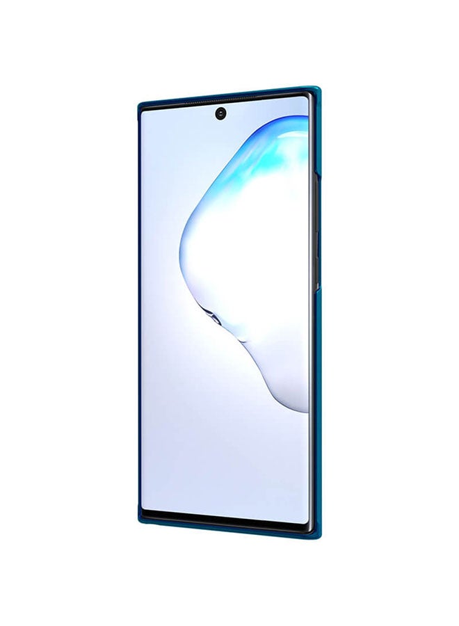 Nillkin Super Frosted Shield Hard Phone Case Cover With Stand For Samsung Galaxy Note 20 Ultra 5G Blue - Image 3