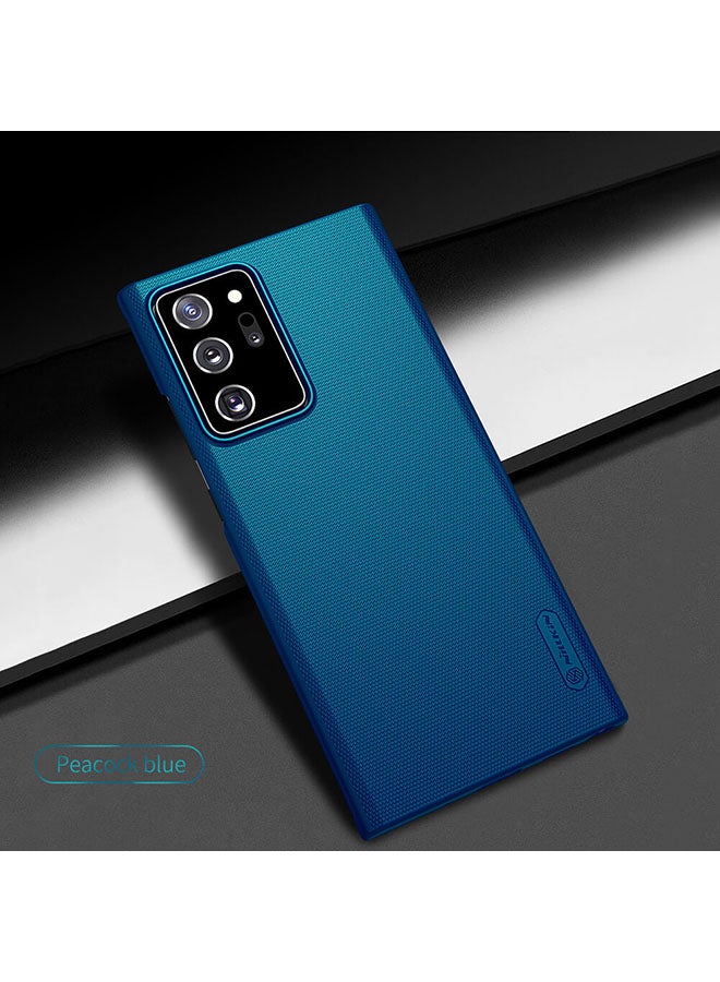 Nillkin Super Frosted Shield Hard Phone Case Cover With Stand For Samsung Galaxy Note 20 Ultra 5G Blue - Image 4