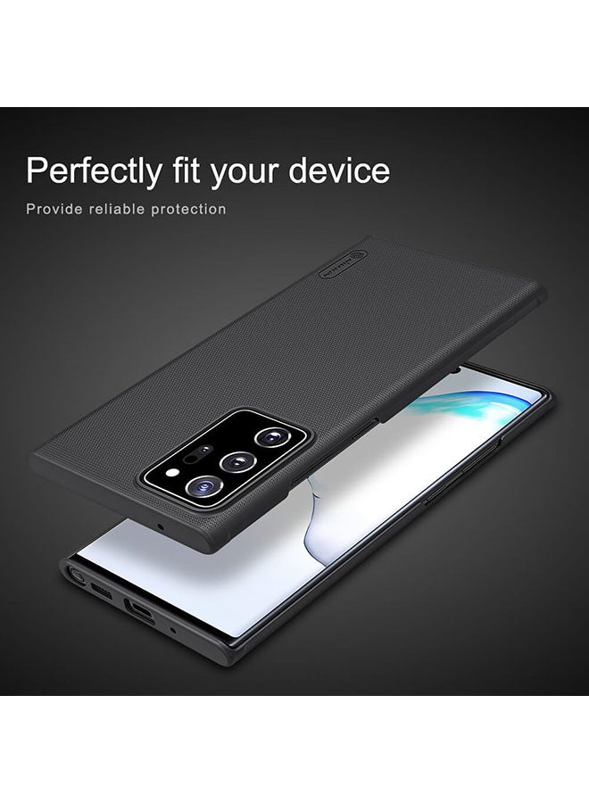 Nillkin Super Frosted Shield Hard Phone Case Cover With Stand For Samsung Galaxy Note 20 Ultra 5G Black - Image 4