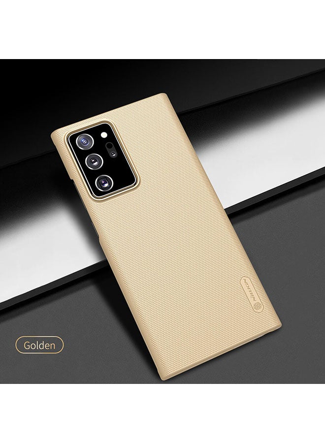 Nillkin Super Frosted Shield Hard Phone Case Cover With Stand For Samsung Galaxy Note 20 Ultra 5G Gold - Image 5