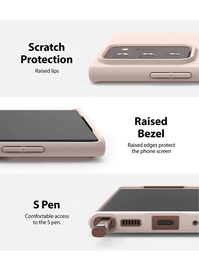 Ringke Air-S Series Thin Flexible Shockproof Slim Lightweight Case Cover For Samsung Galaxy Note 20 Ultra Pink Sand - Image 2