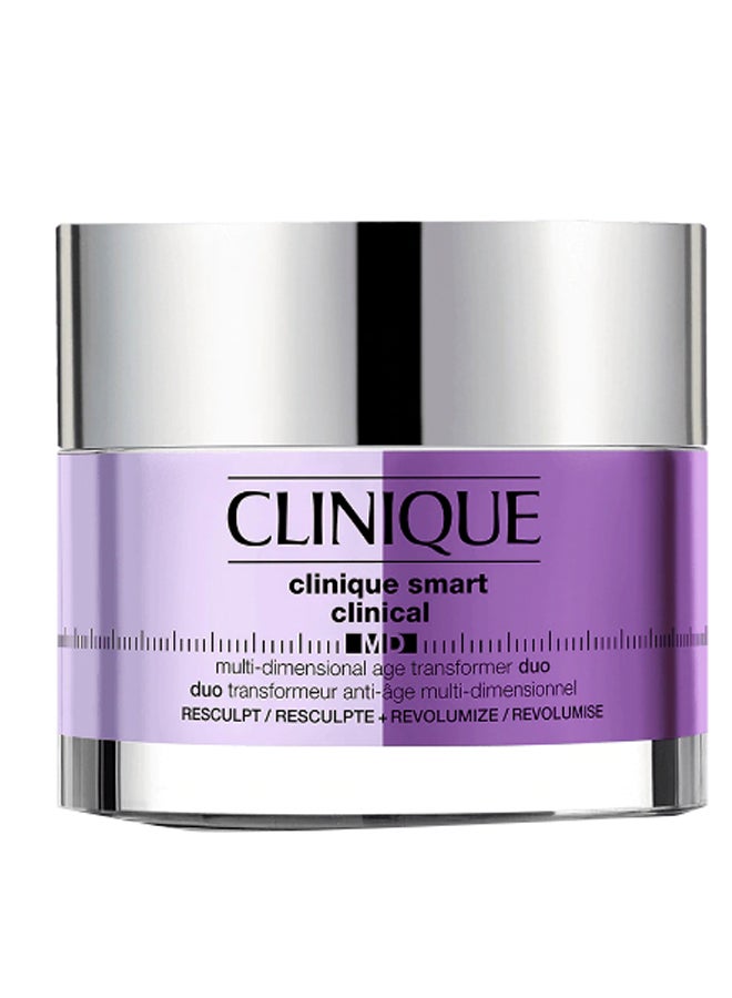 CLINIQUE - MD Multi Dimensional Age Transformer Duo Resculpt Plus Revolumize Cream/Purple 50ml - Image 1