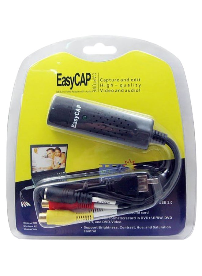 إيزي كاب محول تناظري لالتقاط الصوت والفيديو مع كابل متعدد الألوان - Image 2