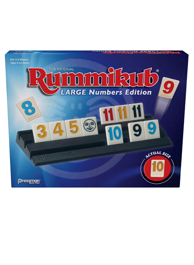 Pressman - Large Numbers Edition Rummikub Tile Game - Image 1