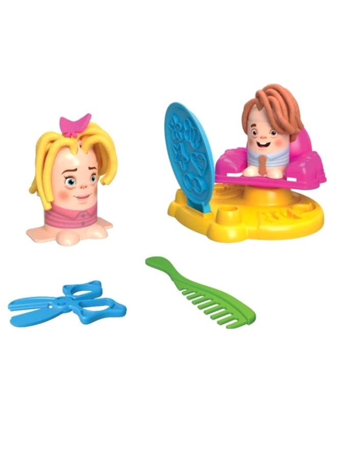 Art Craft 9-Piece Kuafor Hairdresser Play Dough Set  - Image 2