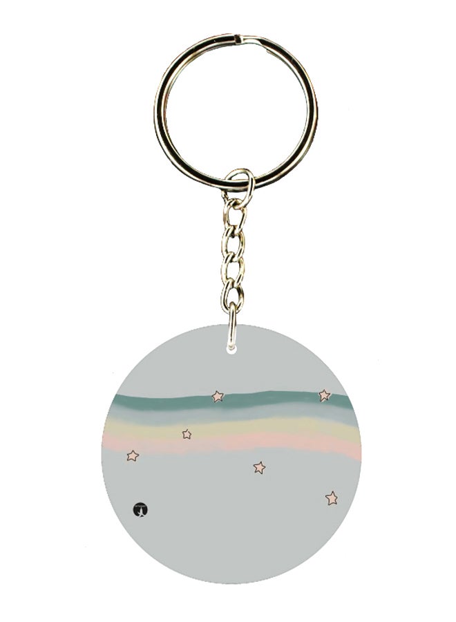 Star Printed Keychain