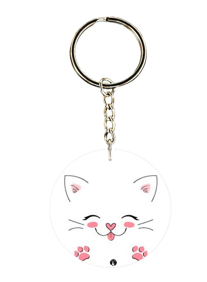 بي بي سلسلة مفاتيح بطبعة قط لطيف