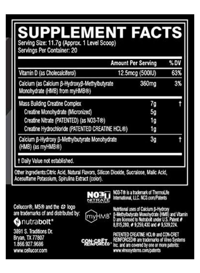 CELLUCOR - M5 Ultimate Post-Workout - Icy Blue Razz - 20 Servings - Image 1