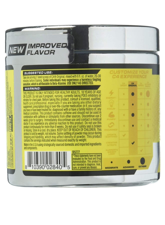 سيلوكور مكمل غذائي C4 إكسبلوسيف إينيرجي قبل التمرين بنكهة التوت البري الأزرق الثلجي - 30 حصة - Image 2