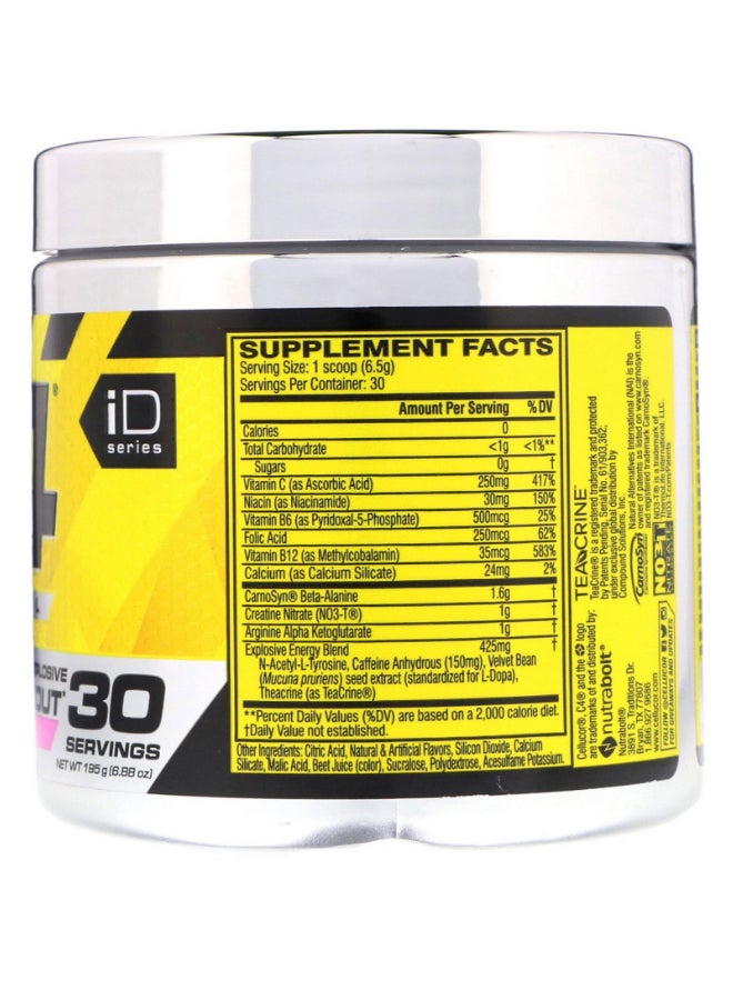 سيلوكور مكمل غذائي C4 أوريجينال إكسبلوسيف لما قبل التمارين - نكهة الليمون الوردي - 30 جرعة - Image 2