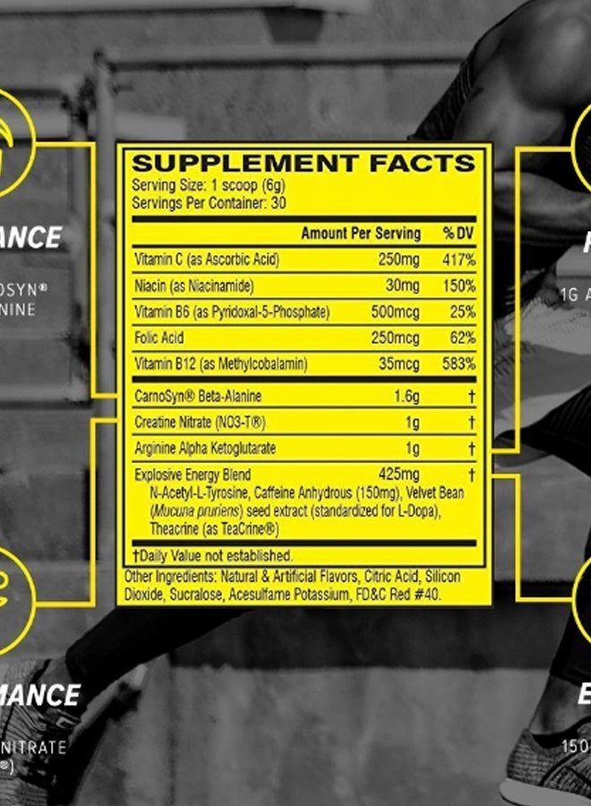CELLUCOR - C4 Original Explosive Pre-Workout - Orange Burst - 30 Servings - Image 1