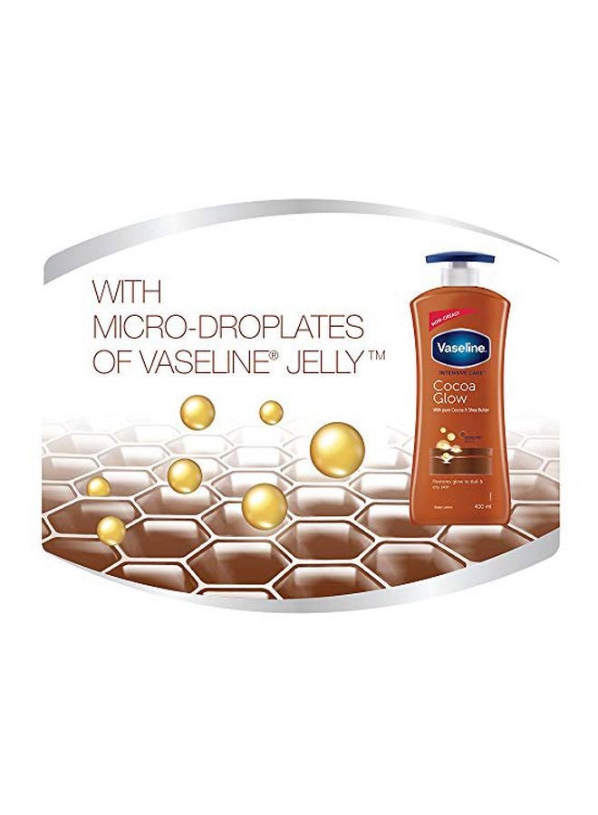 فازلين لوشن الجسم إنتينسيف كير كاكاو جلو 400ملليلتر - Image 4