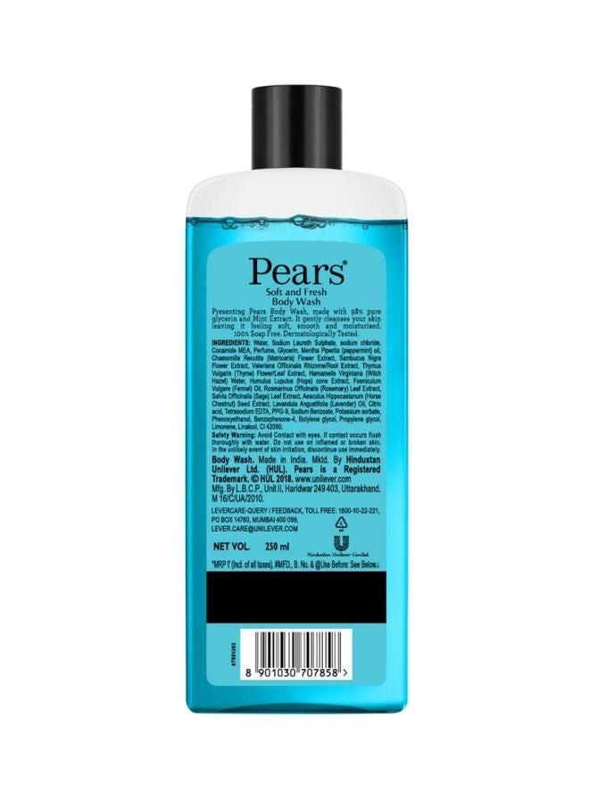 Pears Soft And Fresh Body Wash 250ml  - Image 3