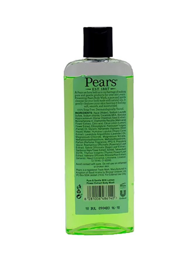 Pears Pure And Gentle Body Wash With Lemon Flower Extract 250ml  - Image 2