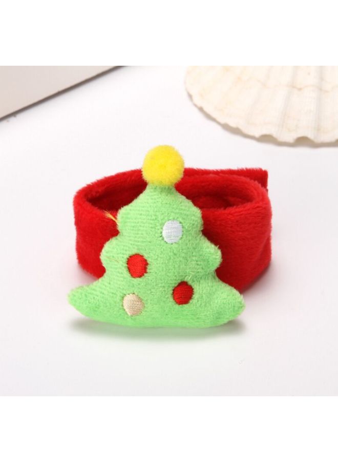 Beauenty Christmas Decoration Snap Ring Bracelet Red/Green/Yellow 20x6cm  - Image 2