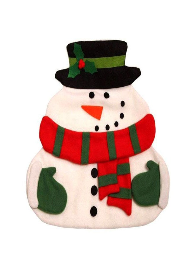 Beauenty Decorative Snowman Placemat White/Red/Green 36x40cm - Image 1