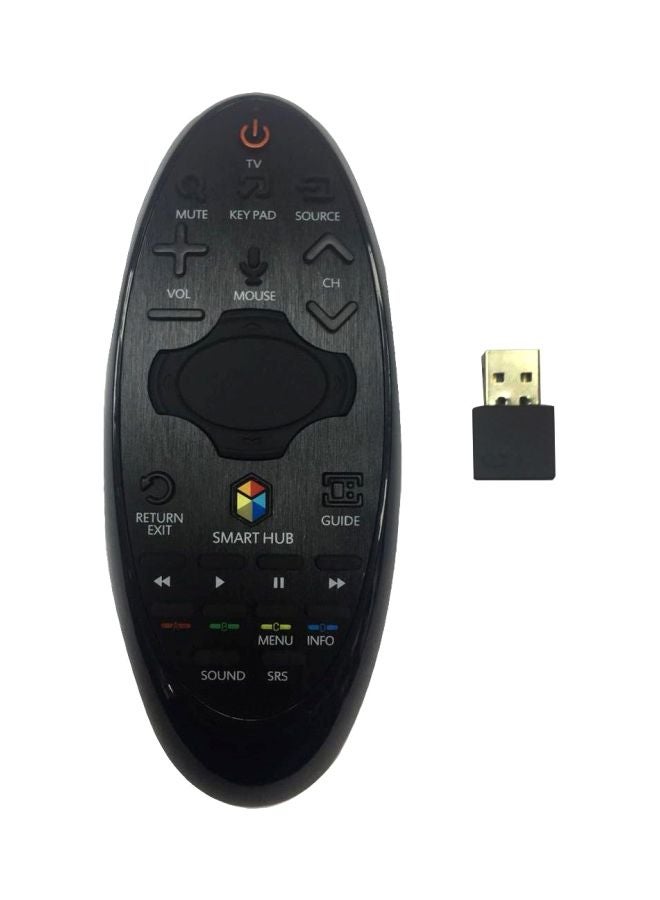 Samsung - Replacement Remote Control With Wireless Adapter For Samsung Smart TV Black - Image 1
