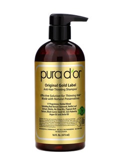 Pura d'or Anti-Hair Thinning Shampoo 473ml 
