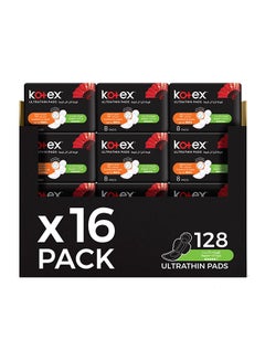 Ultra Thin Pads Super With Wings 8S Pack Of 16