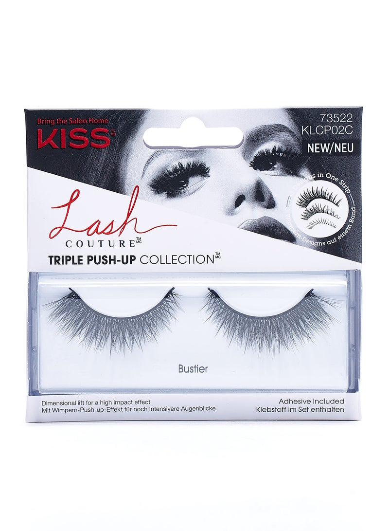 KISS - Lash Couture Triple Push-Up Collection Bustier Black - Image 1