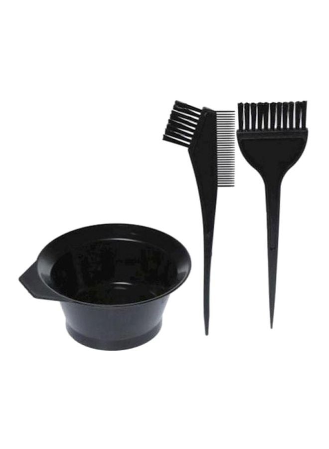 Generic 3-Piece Dye Brush And Cup Set Black - Image 1