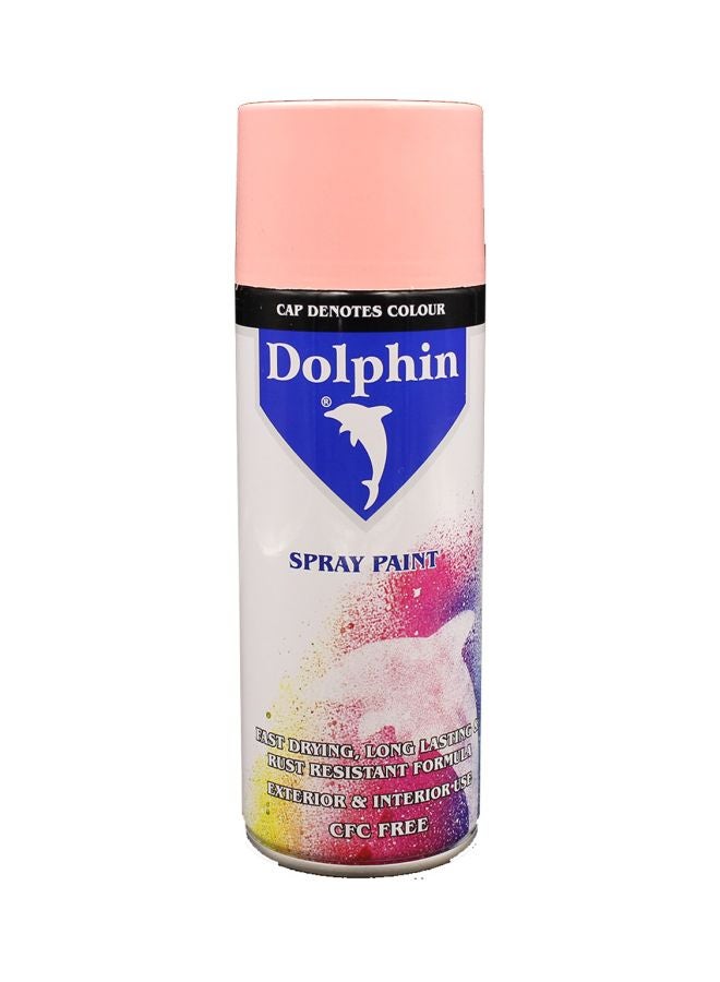 Dolphin Rust Resistant Spray Paint Light Pink 280grams 