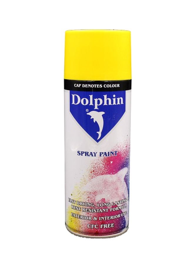 Dolphin Rust Resistant Spray Paint Canary Yellow 280grams Canary Yellow 280grams