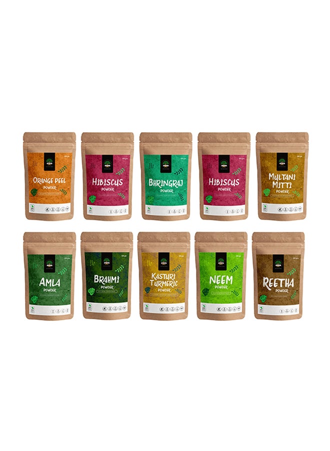 جرين تري مجموعة مساحيق الأعشاب من 10 قطع 100جرام - Image 2