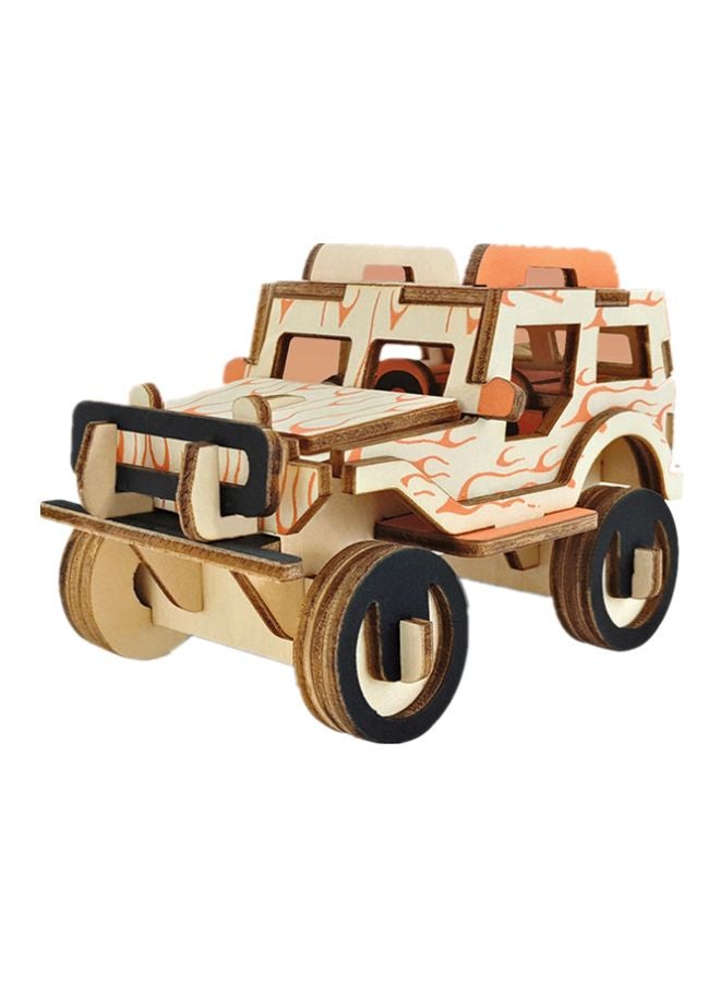 Beauenty Military Jeep Model 3D Puzzle 12.4x4.5x7.7cm  - Image 1