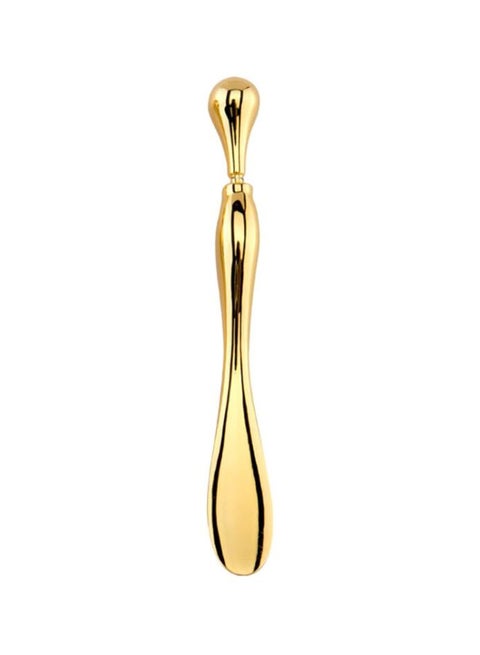 Golden Beauty Electric Face-Lifting Jade Massager Device Gold 11.6cm