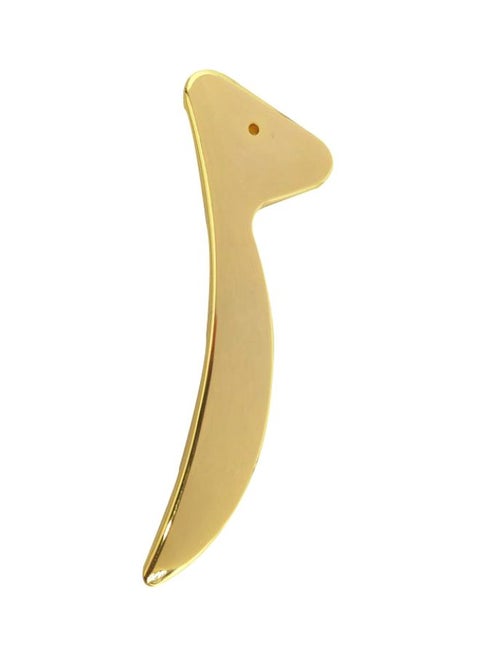 Metal Scraping Thin Face Press Template Yellow 2.8x7.7x1.2cm