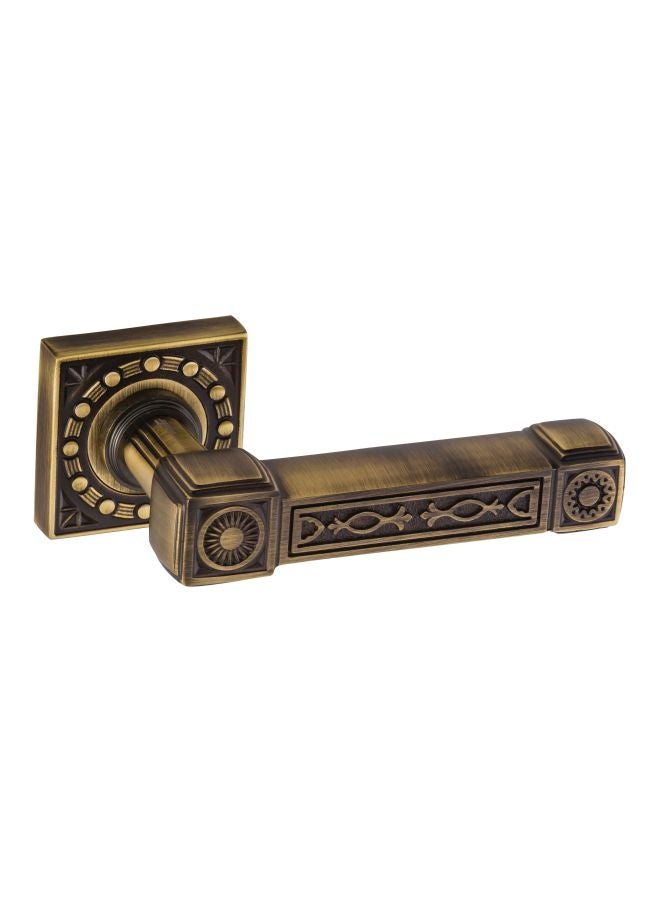 Ramsey Rozet Door Handle Gold/Black