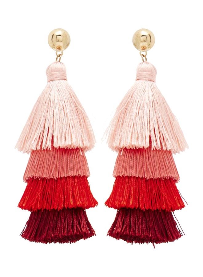 YUEJIN - 4 Layer Dangle Earrings - Image 1