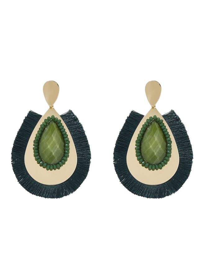 يويجين أقراط متدلية على شكل قطرة دموع - Image 1