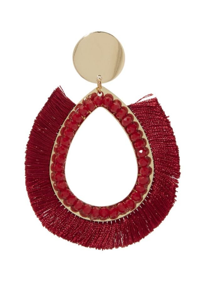 يويجين أقراط متدلية على شكل قطرة دموع - Image 2