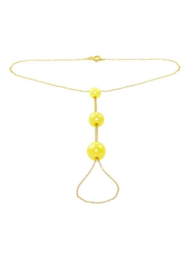 فيرا بيرلا سوار من الذهب مرصّع بحبيبات اللؤلؤ المدمجة عيار 10 قيراط - Image 1