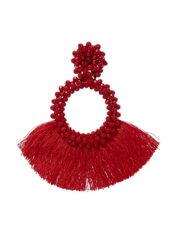 YUEJIN Tassle Designed Dangle Earrings - Image 2