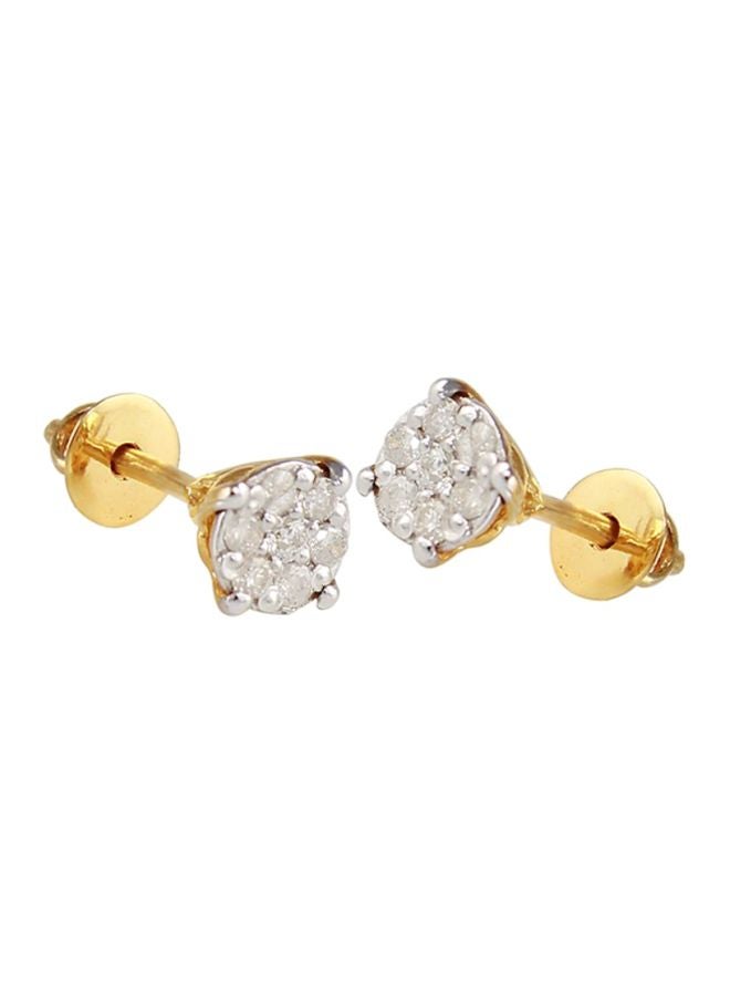 Vera Perla 18 Karat Gold 0.21 Ct Diamond Jewellery Set  - Image 2