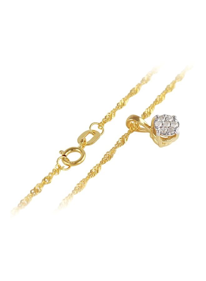 Vera Perla 18 Karat Gold 0.21 Ct Diamond Jewellery Set  - Image 3