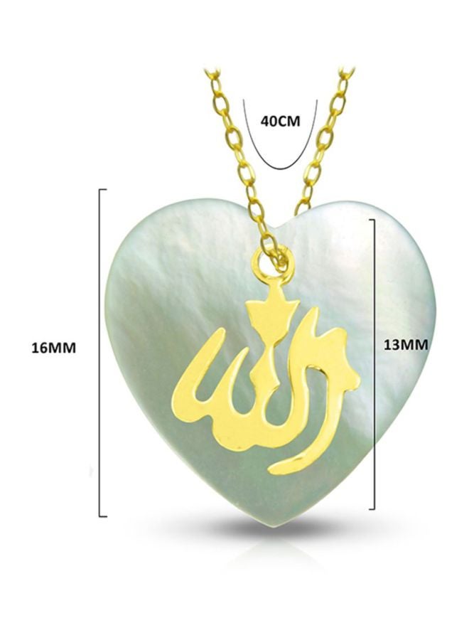 فيرا بيرلا قلادة بدلاية من الذهب عيار 18 قيراط مرصعة بعرق اللؤلؤ - Image 2