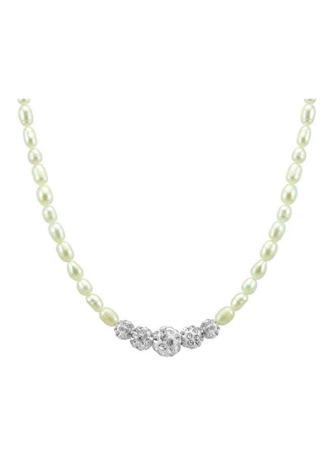 Vera Perla - 18K Gold Crystals And Pearls Necklace - Image 1
