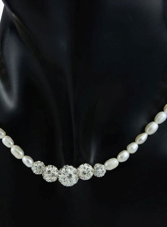 Vera Perla - 18K Gold Crystals And Pearls Necklace - Image 1