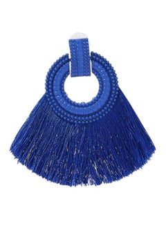 YUEJIN Hoop Design Tassel Earrings  - Image 2