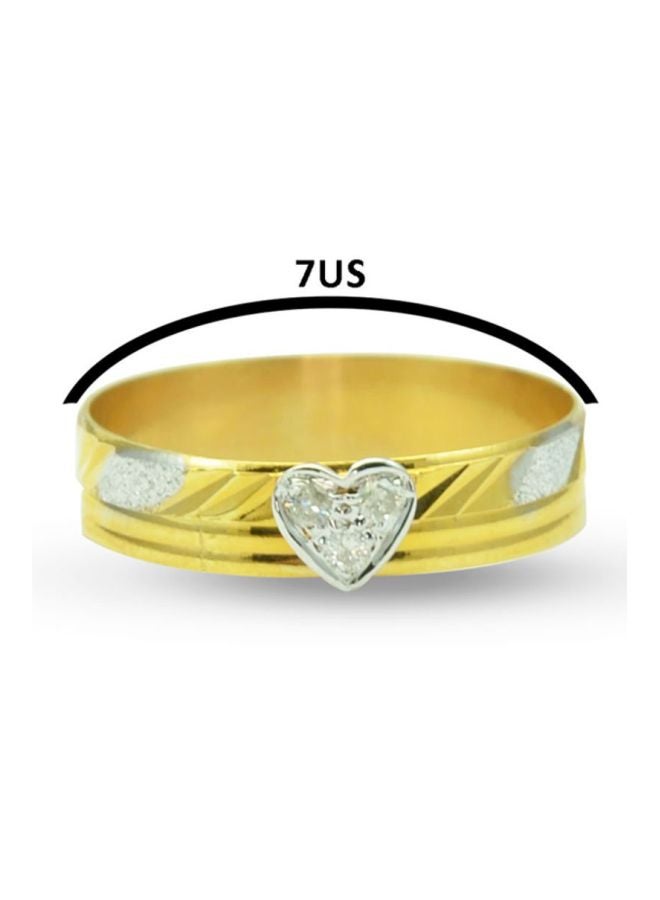 Vera Perla - 18K Gold Sweetheart Shaped Ring - Image 1