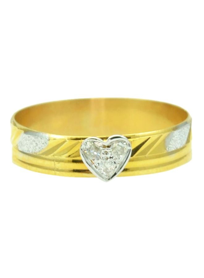 Vera Perla - 18K Gold Sweetheart Shaped Ring - Image 1
