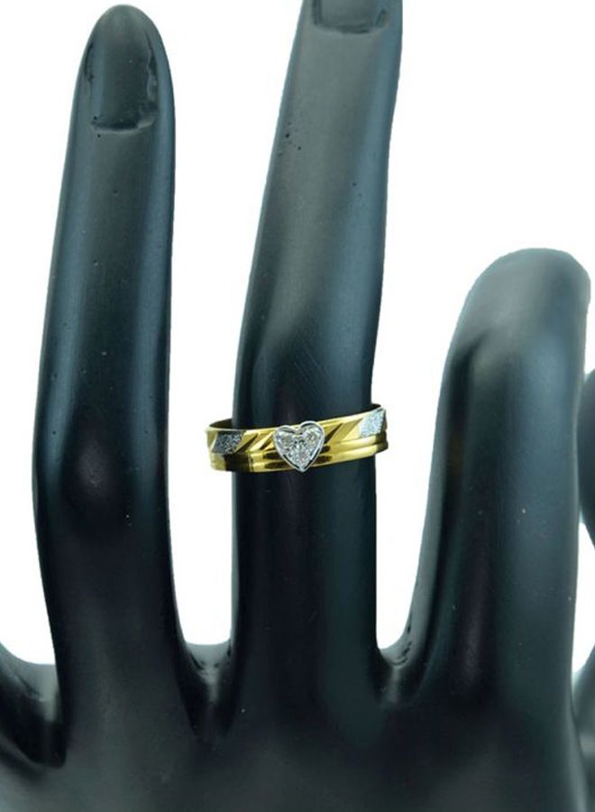 Vera Perla - 18K Gold Sweetheart Shaped Ring - Image 1