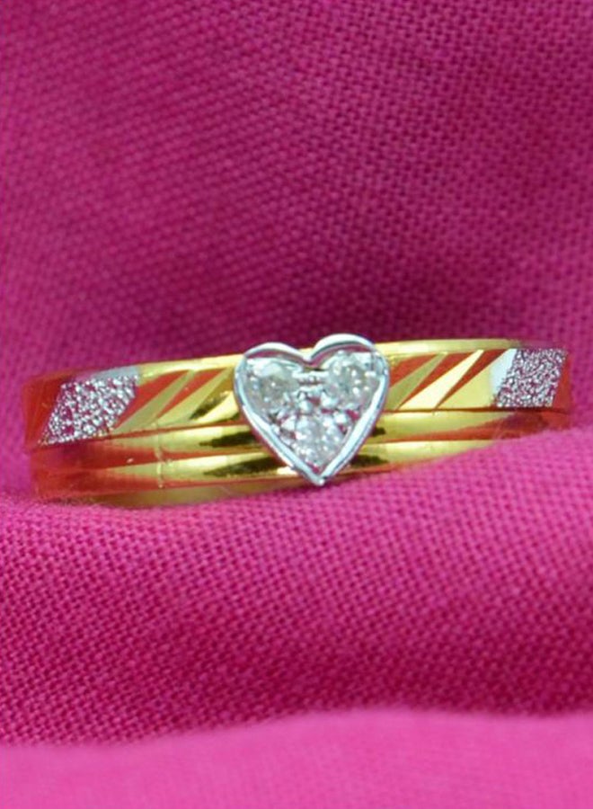 Vera Perla - 18K Gold Sweetheart Shaped Ring - Image 1