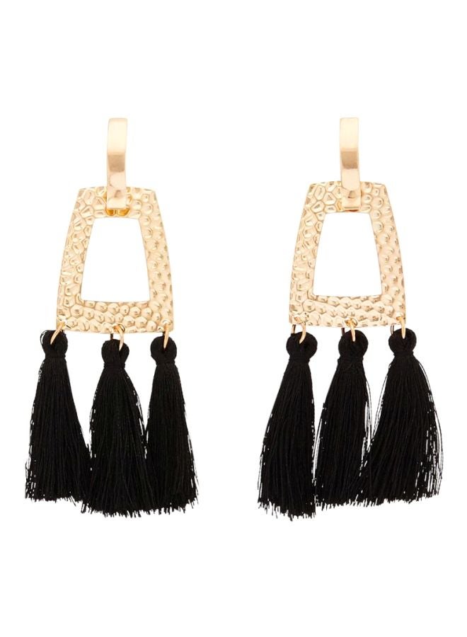 YUEJIN - Geometric Design Dangle Earrings - Image 1