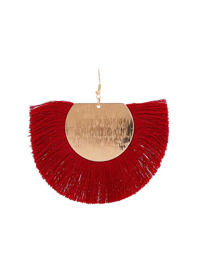 YUEJIN Plain Round Dangle Earrings - Image 2