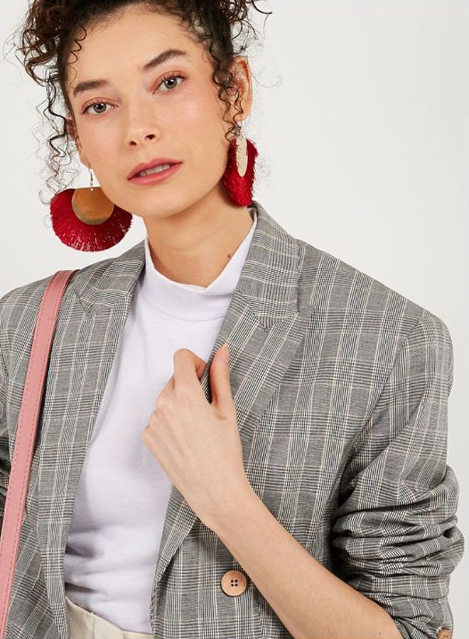 YUEJIN Plain Round Dangle Earrings - Image 3